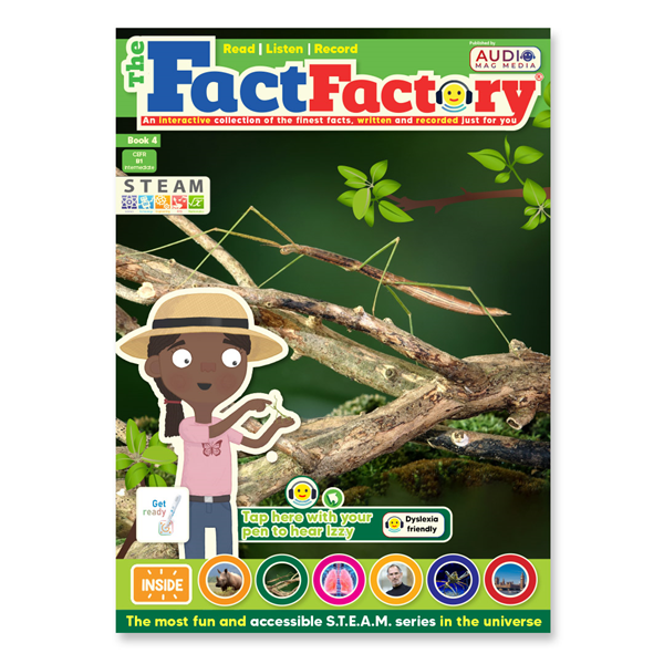 cover of the book 4 of The fact Factory UK ENGLISH