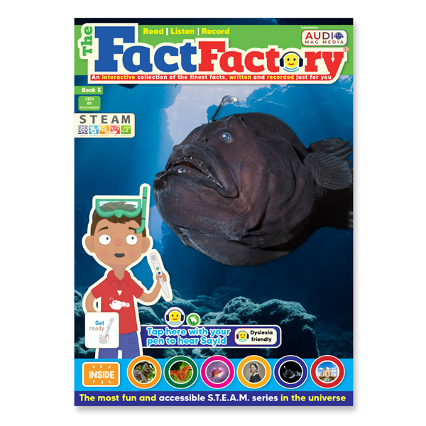 cover of the book 5 of The fact Factory UK ENGLISH