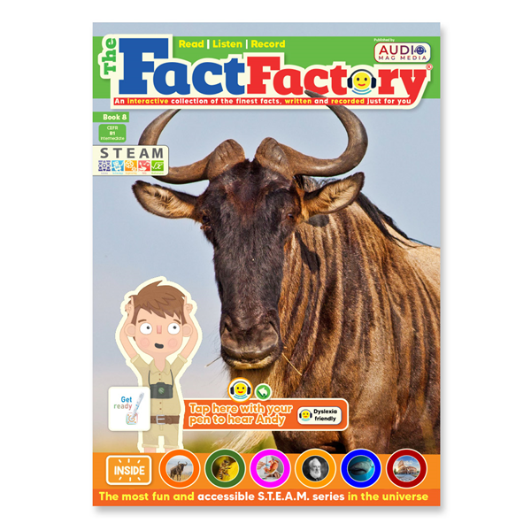 cover of the book 8 of The fact Factory UK ENGLISH