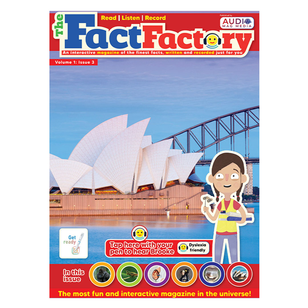 cover of the book 3 of The fact Factory US ENGLISH