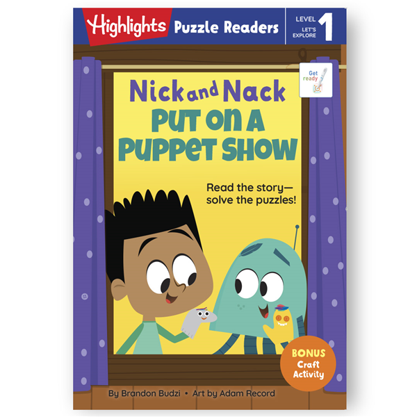 cover of the book Nick and Nack put on a puppet show