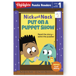 cover of the book Nick and Nack put on a puppet show